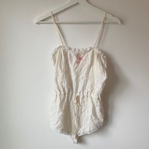 Hanky Panky Vintage Cotton Camisole Lace Top